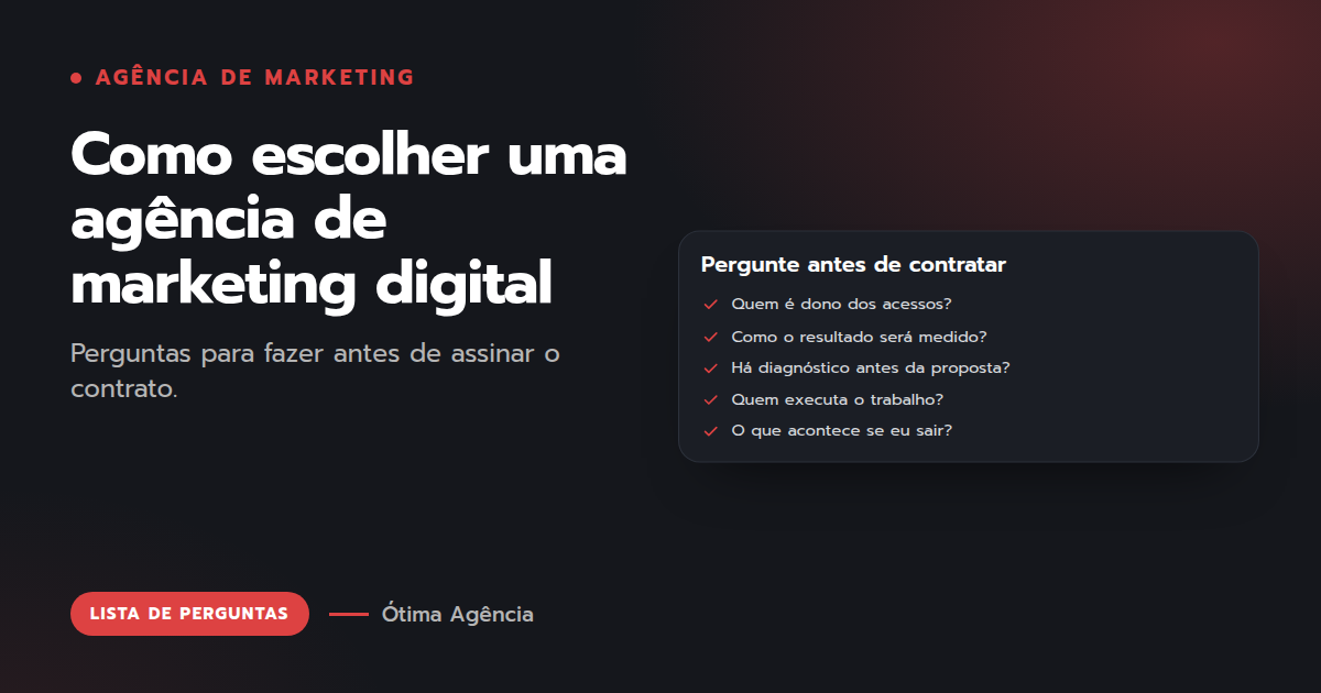 Capa do artigo: Como escolher uma agência de marketing digital