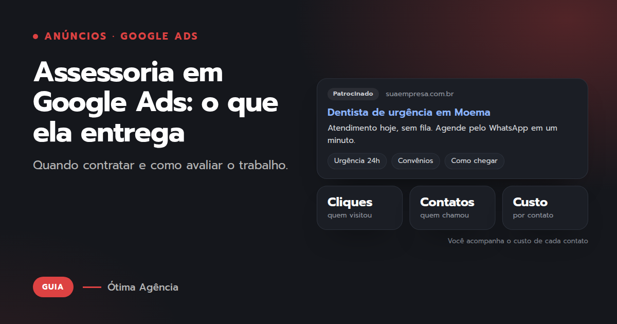 Capa do artigo: Assessoria em Google Ads: o que ela entrega