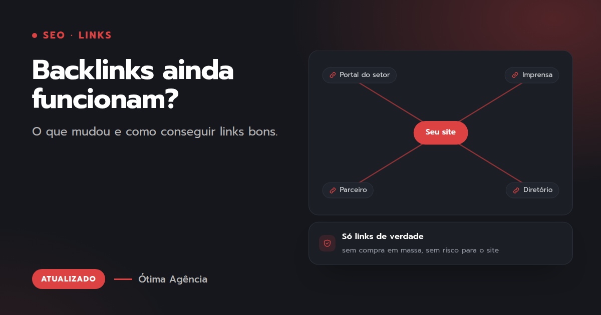 Capa do artigo: Backlinks ainda funcionam?
