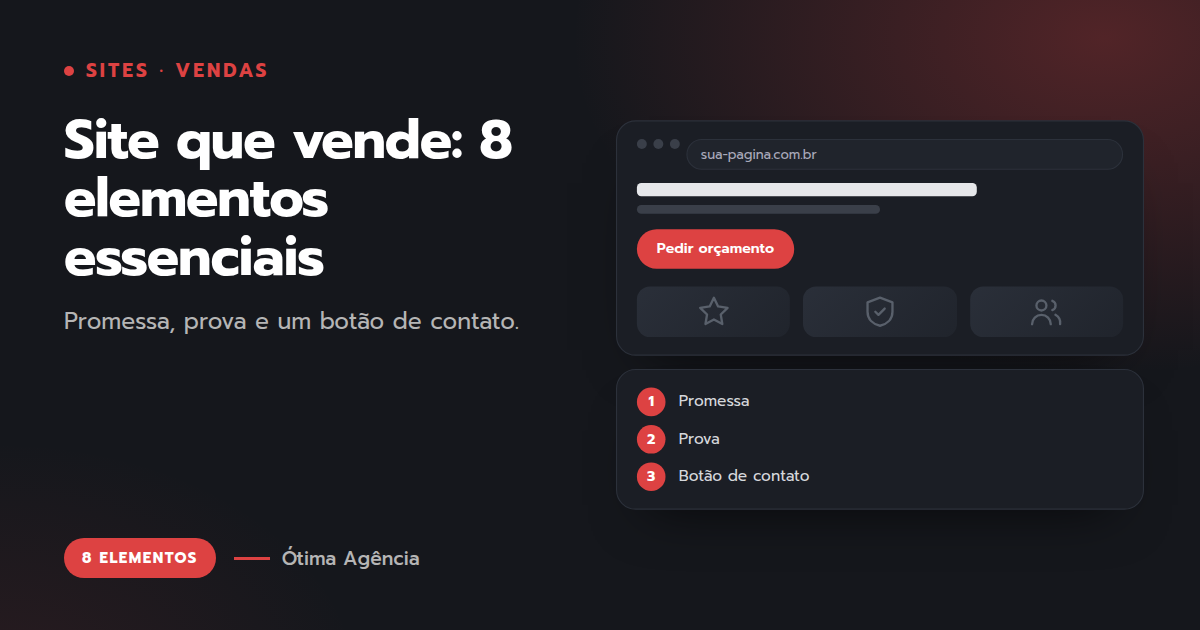 Capa do artigo: Site que vende: 8 elementos essenciais