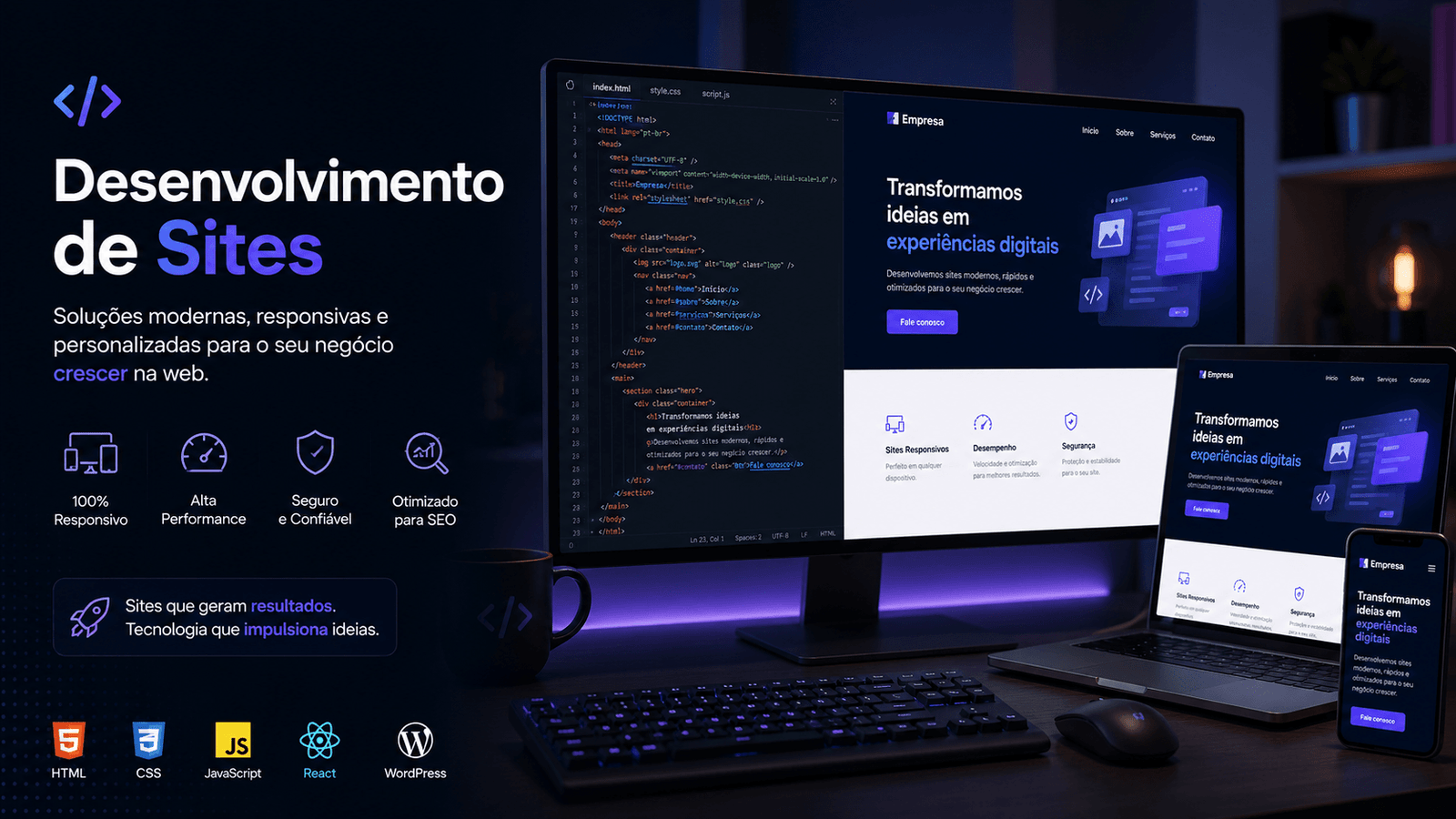 Desenvolvimento de sites