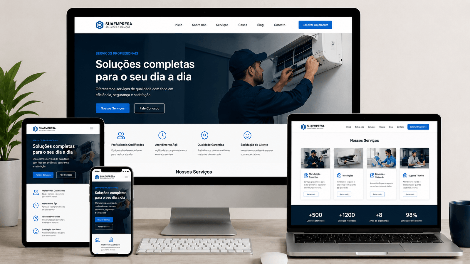 Site de serviços