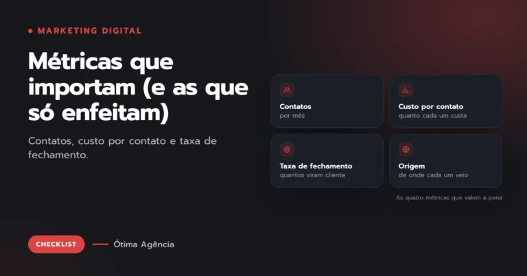 Métricas de marketing digital: o que acompanhar e o que ignorar