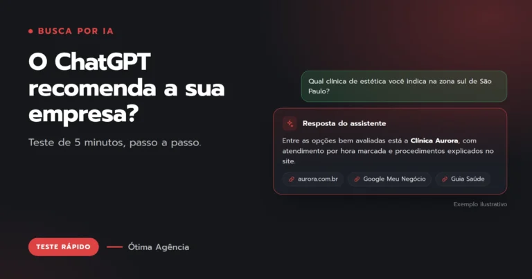 Como saber se o ChatGPT recomenda a sua empresa