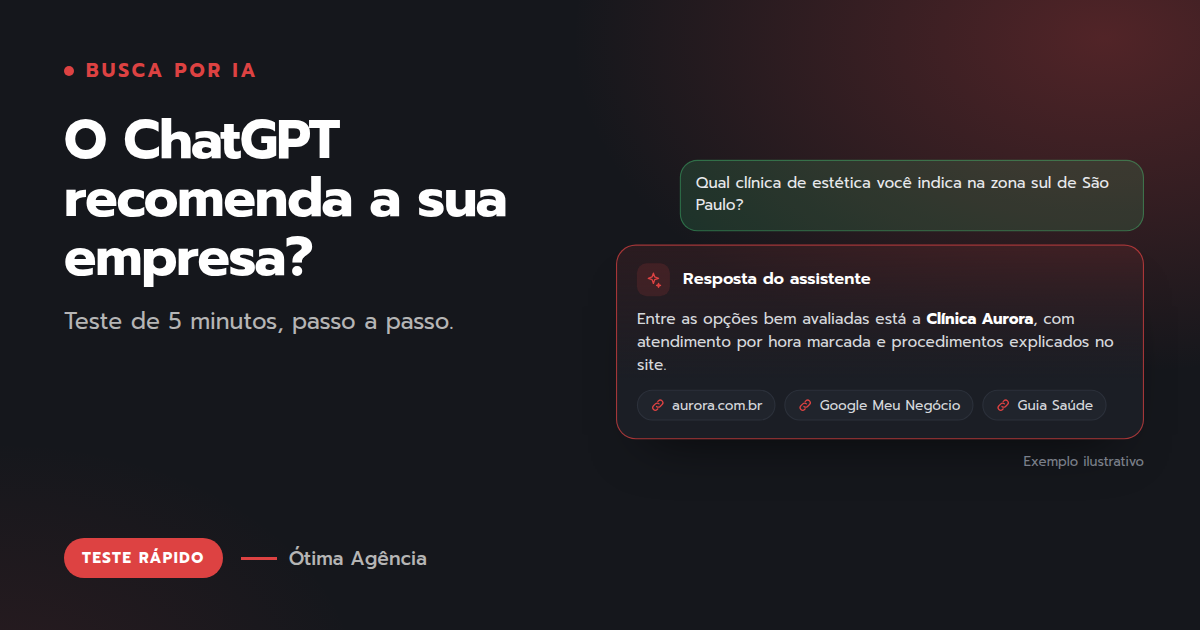 Capa do artigo: O ChatGPT recomenda a sua empresa?
