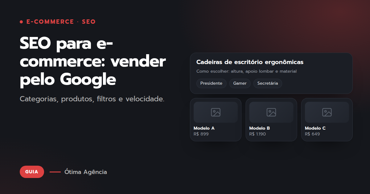 Capa do artigo: SEO para e-commerce: vender pelo Google